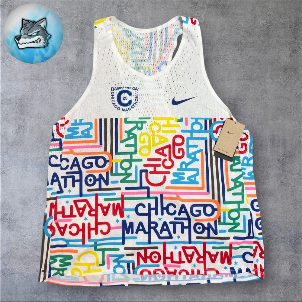Nike AeroSwift Chicago Marathon 2025 Dri-FIT ADV Singlet Mens Size XS HQ4277-100